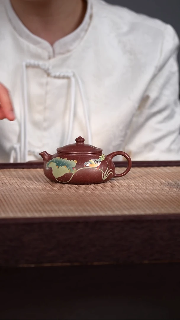 茶壶紫砂白银砂 120cc