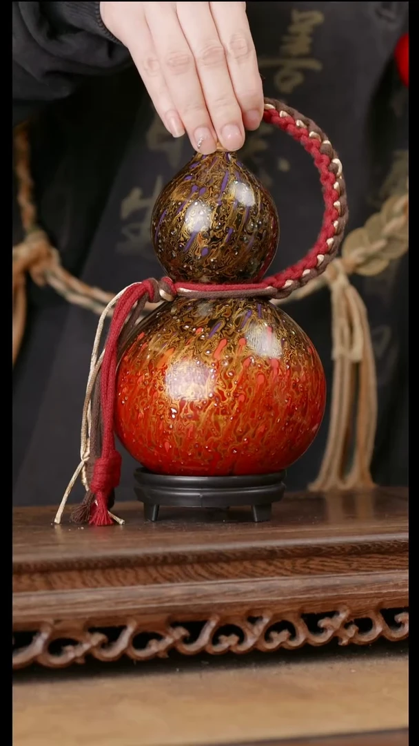 170号精品天然大漆酒葫芦一物一拍~