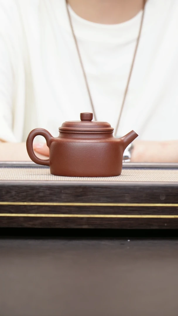 茶壶紫砂老根老紫泥   大德钟