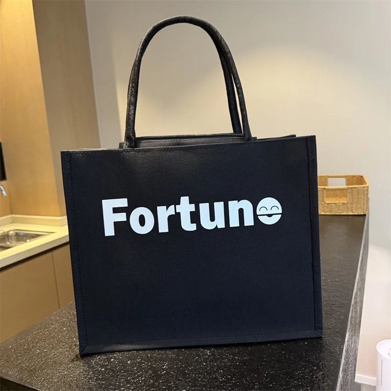 时尚大容量帆布包包新款百搭通勤购物袋ins手提单肩托特包旅行包