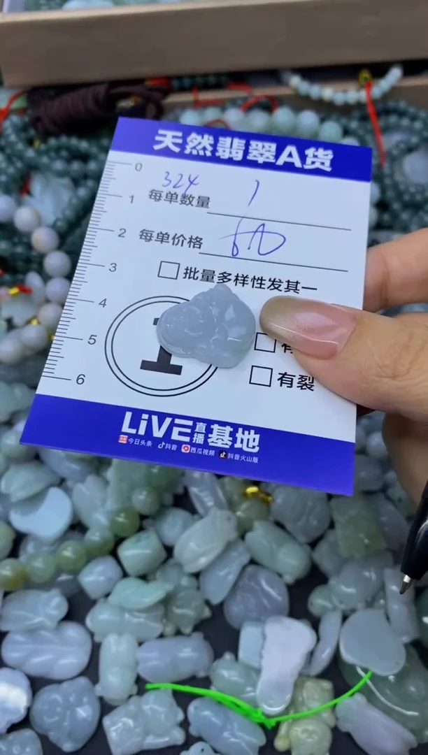 颈饰未镶嵌翡翠天然翡翠A货批量多样性发一件