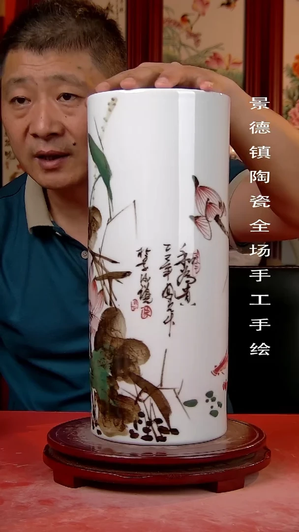 摆件景德镇陶瓷 手工手绘8
