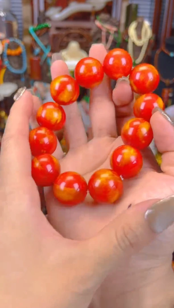 未镶嵌蜜蜡手串天然原矿