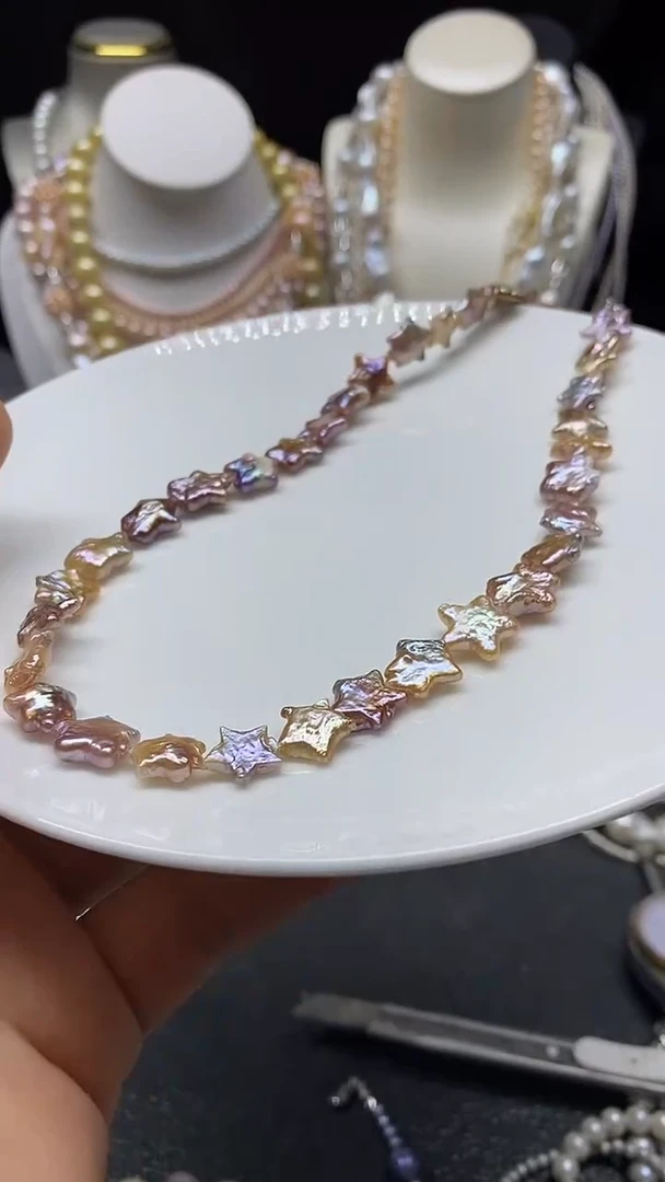 颈饰未镶嵌淡水珍珠多人