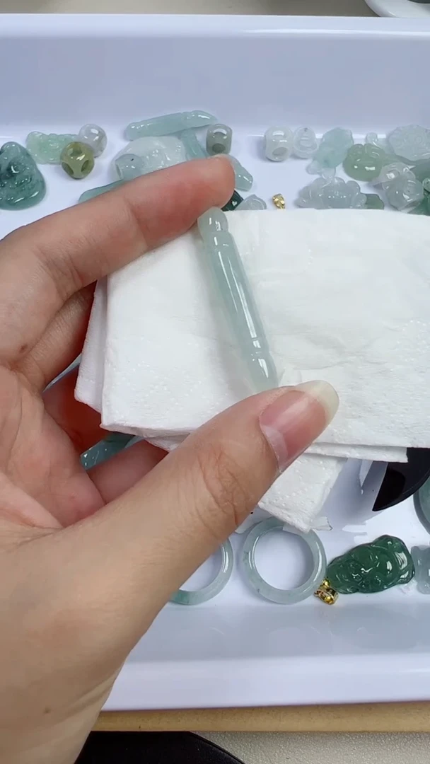 散珠翡翠135号链接，A货翡翠