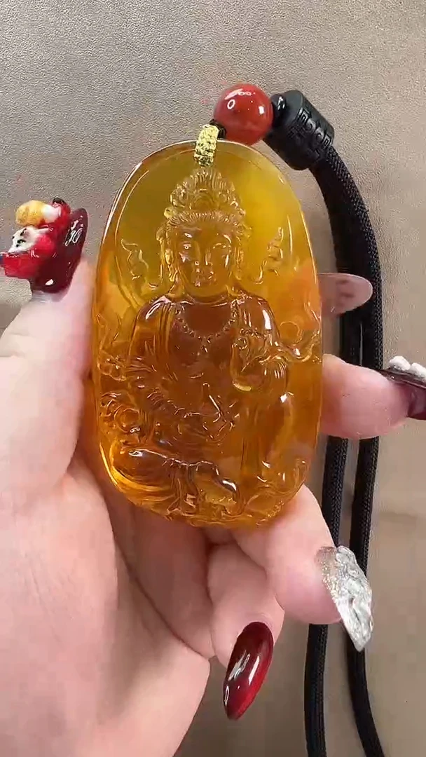 【闪购商品】琥珀颈饰未镶嵌吊坠