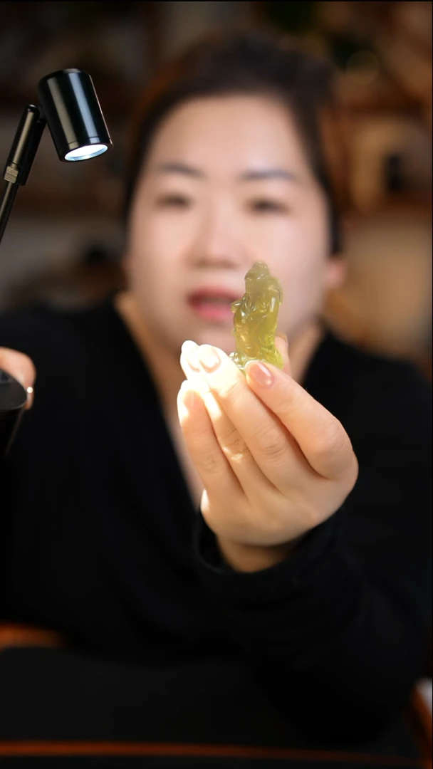 未镶嵌珠宝半成品水晶黄水晶财神D564