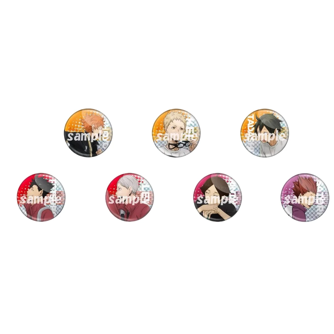 【排球少年】新登校大闪吧唧 76mm 吧唧徽章 盲袋（全7种）