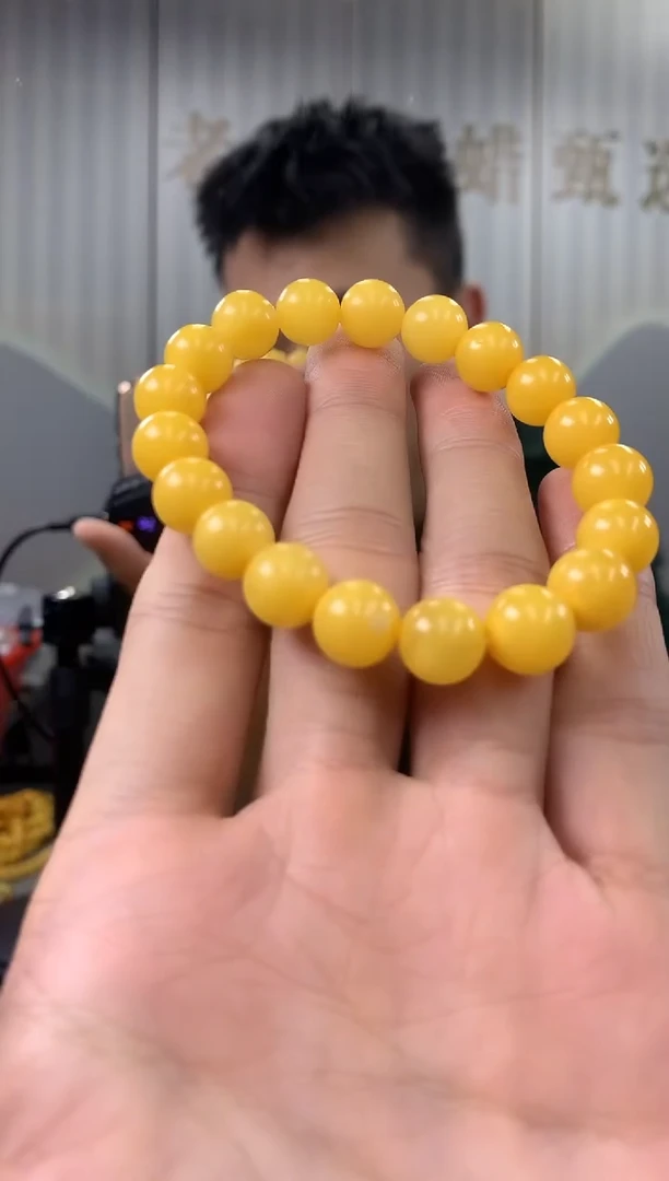 【闪购商品】琥珀裸石未镶嵌手串多样性发其一