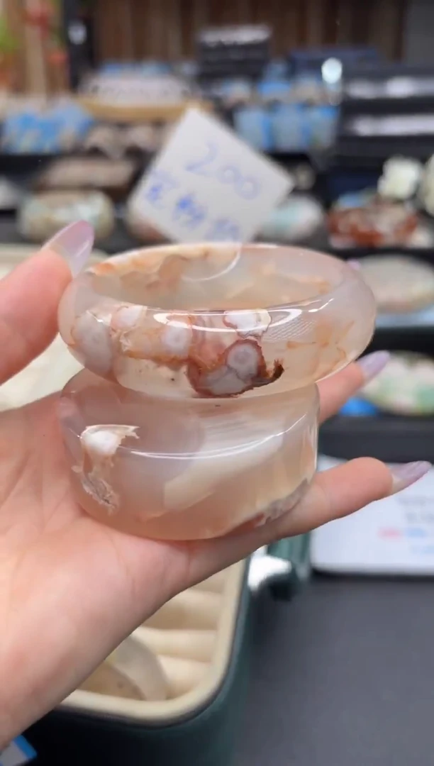 未镶嵌手镯石英质玉A166(59圈赠送镯心)