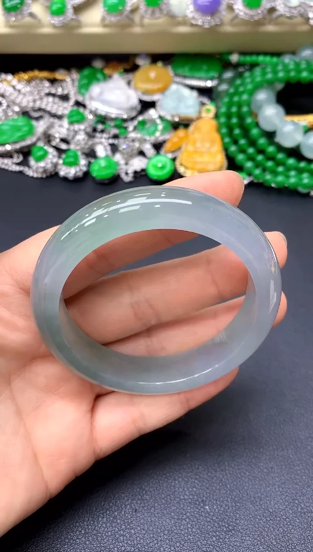 未镶嵌手镯翡翠395-中国好珍宝