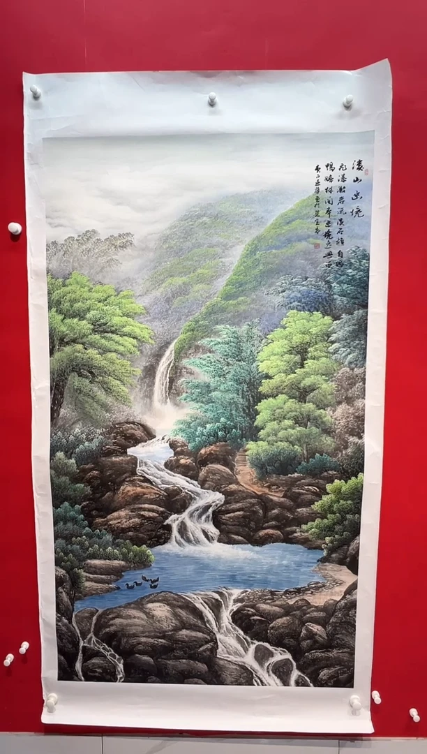 国画画家陆远华纯手绘原作