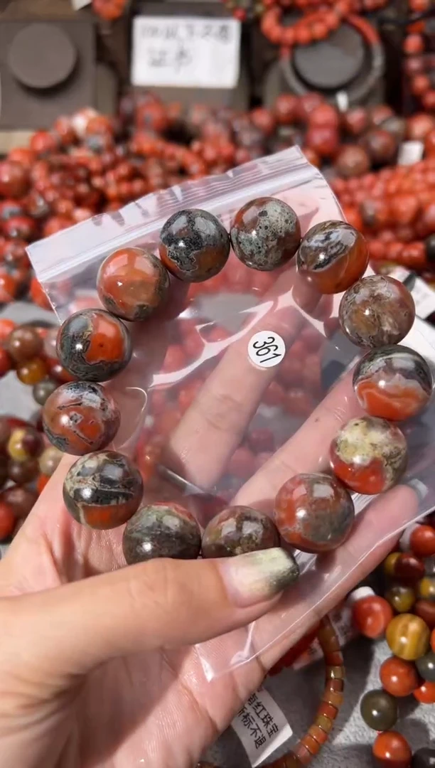 未镶嵌手串南红玛瑙19+