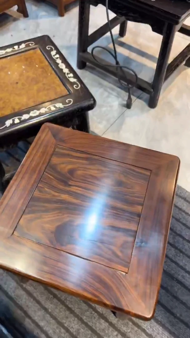 木花梨木富贵凳纹理不一默认发货