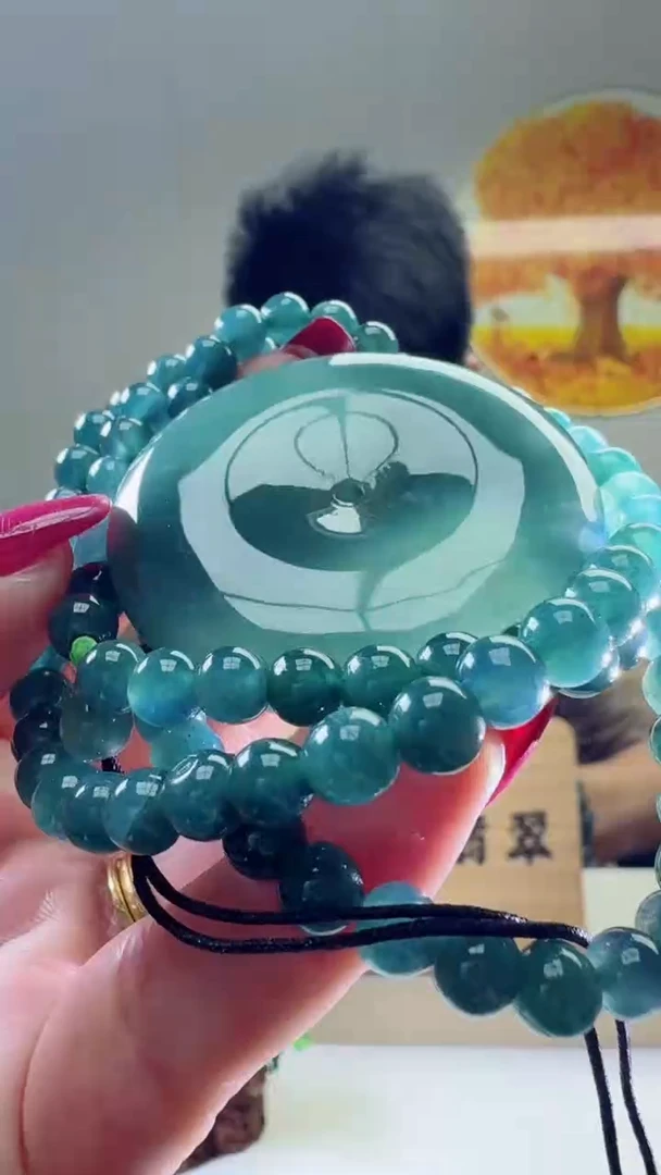 颈饰未镶嵌翡翠天然A货翡翠  多样性随机发其一