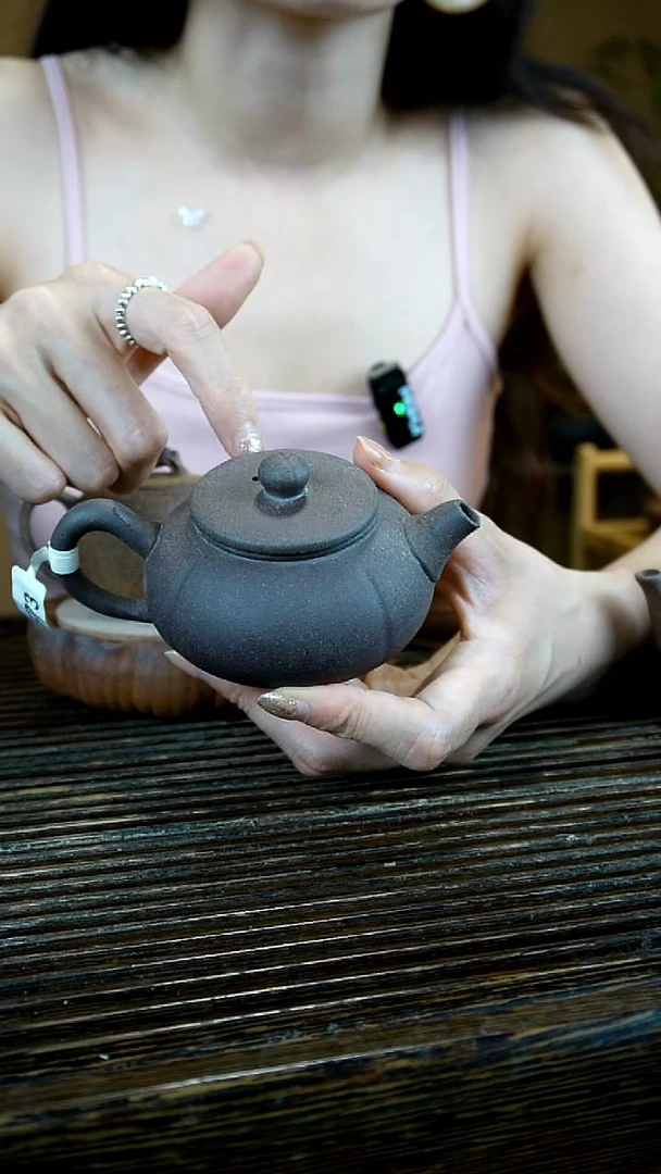 原矿老岩泥黑金沙 小南瓜壶