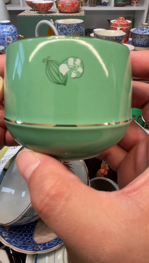 【闪购商品】四季瓷器 默认微瑕 铃兰杯