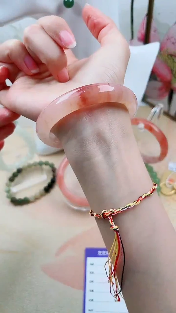 石英质玉手镯未镶嵌L37微色差58.8mm