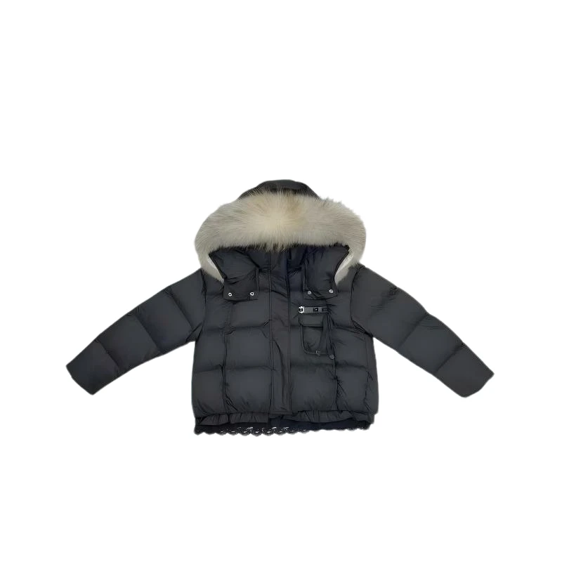 2025新款奢级大毛领时尚升级版轻奢设计师女款羽绒服冬季25018-2