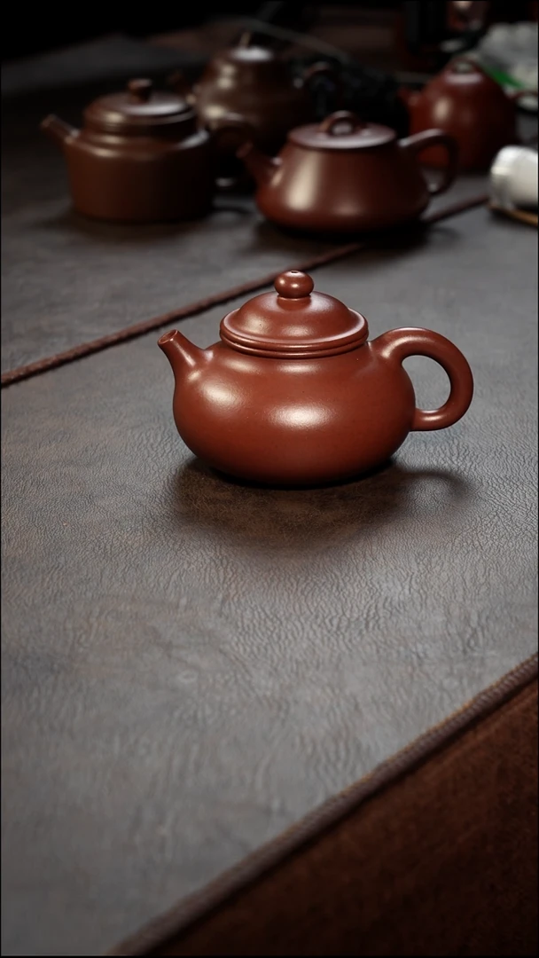 茶壶紫砂壶·底槽青容天190cc