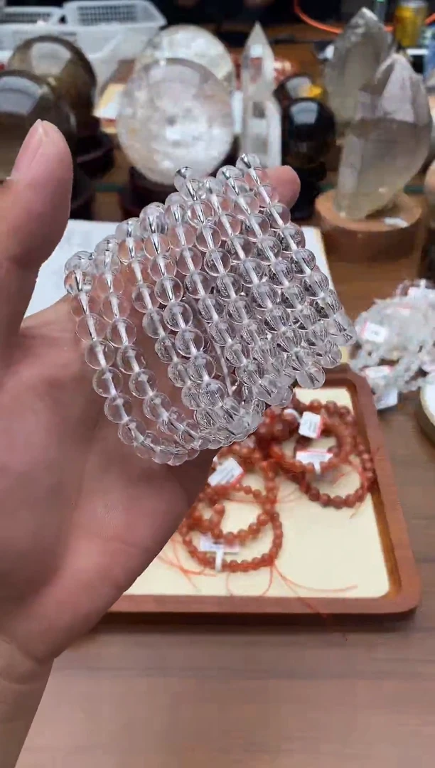 水晶手链未镶嵌白水