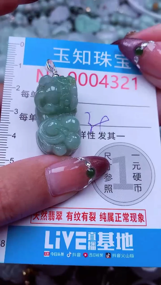 吊坠(不含链)未镶嵌翡翠4321