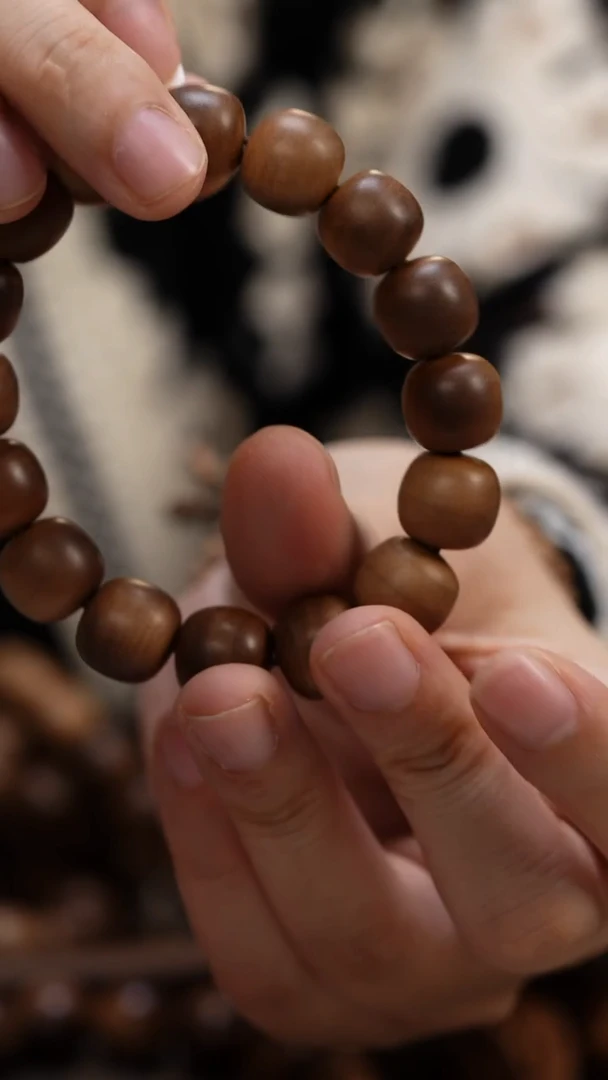 檀香木手串/手链老山檀香13*14老型单圈多样式发其一