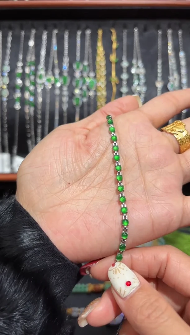 【闪购商品】翡翠颈饰银S925镶嵌蛋面/支持复检/一件