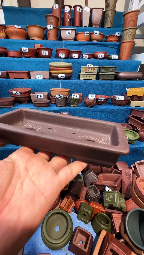 【闪购商品】紫砂紫砂花盆微暇20.5*8.5*2.5