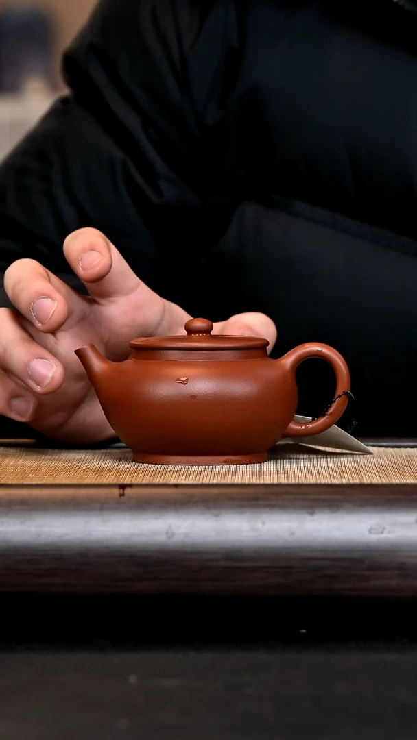 【闪购商品】紫砂茶壶HT15551 贡珠 朱砂