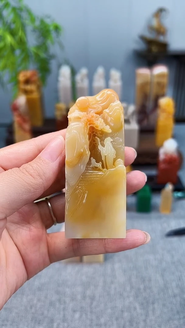 寿山石印石?**️素章  自定义