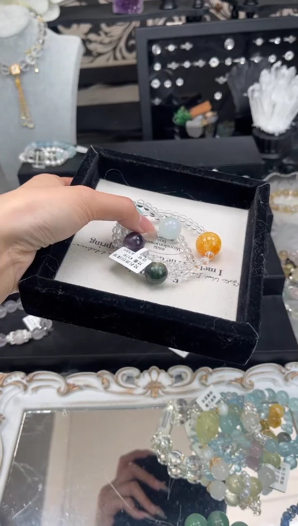 【闪购商品】水晶手链未镶嵌天然水晶 多样性发货
