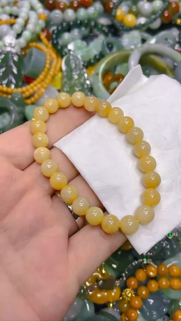 颈饰未镶嵌翡翠8MM