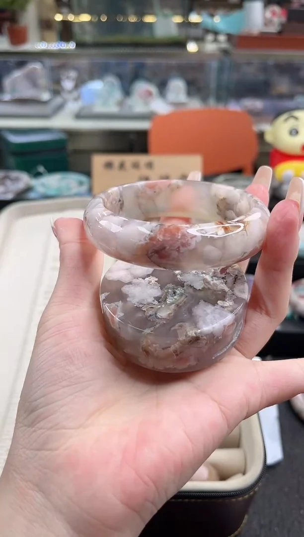 未镶嵌手镯石英质玉62圈口（赠品镯心）618943