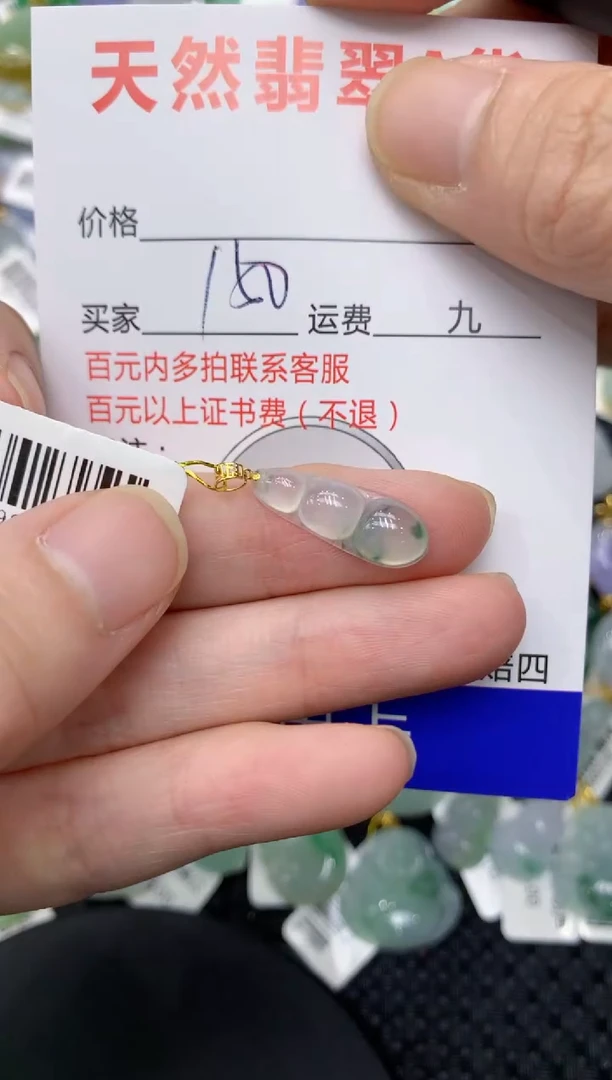 【闪购商品】翡翠颈饰18K金镶嵌111111111111