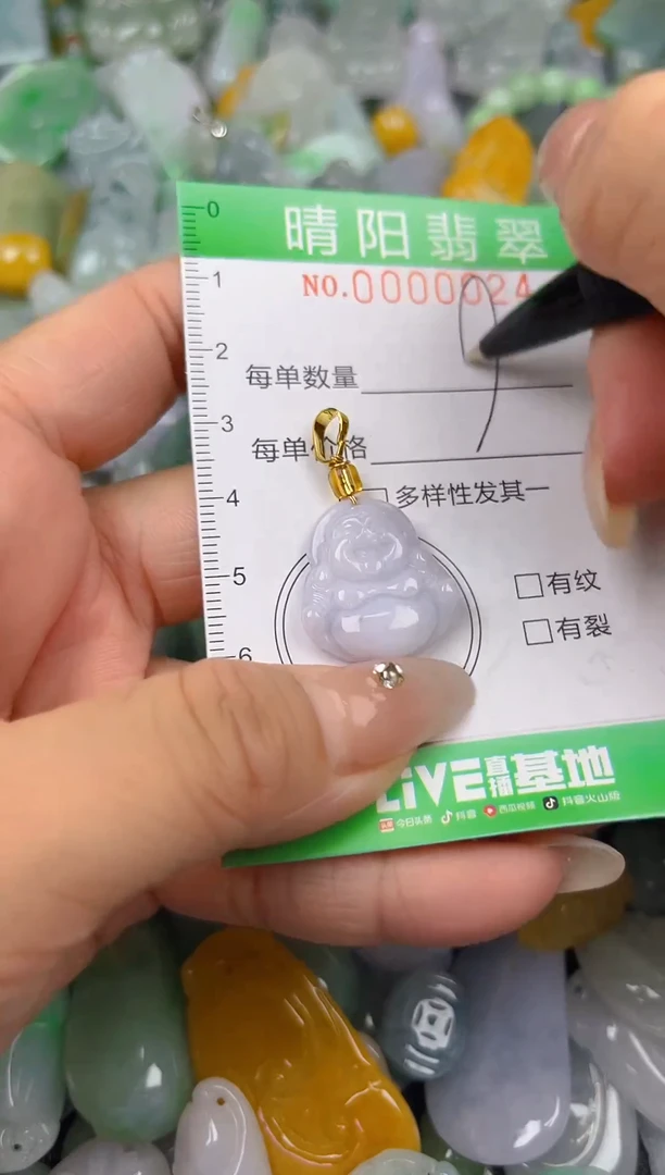 翡翠未镶嵌颈饰闪购0000024
