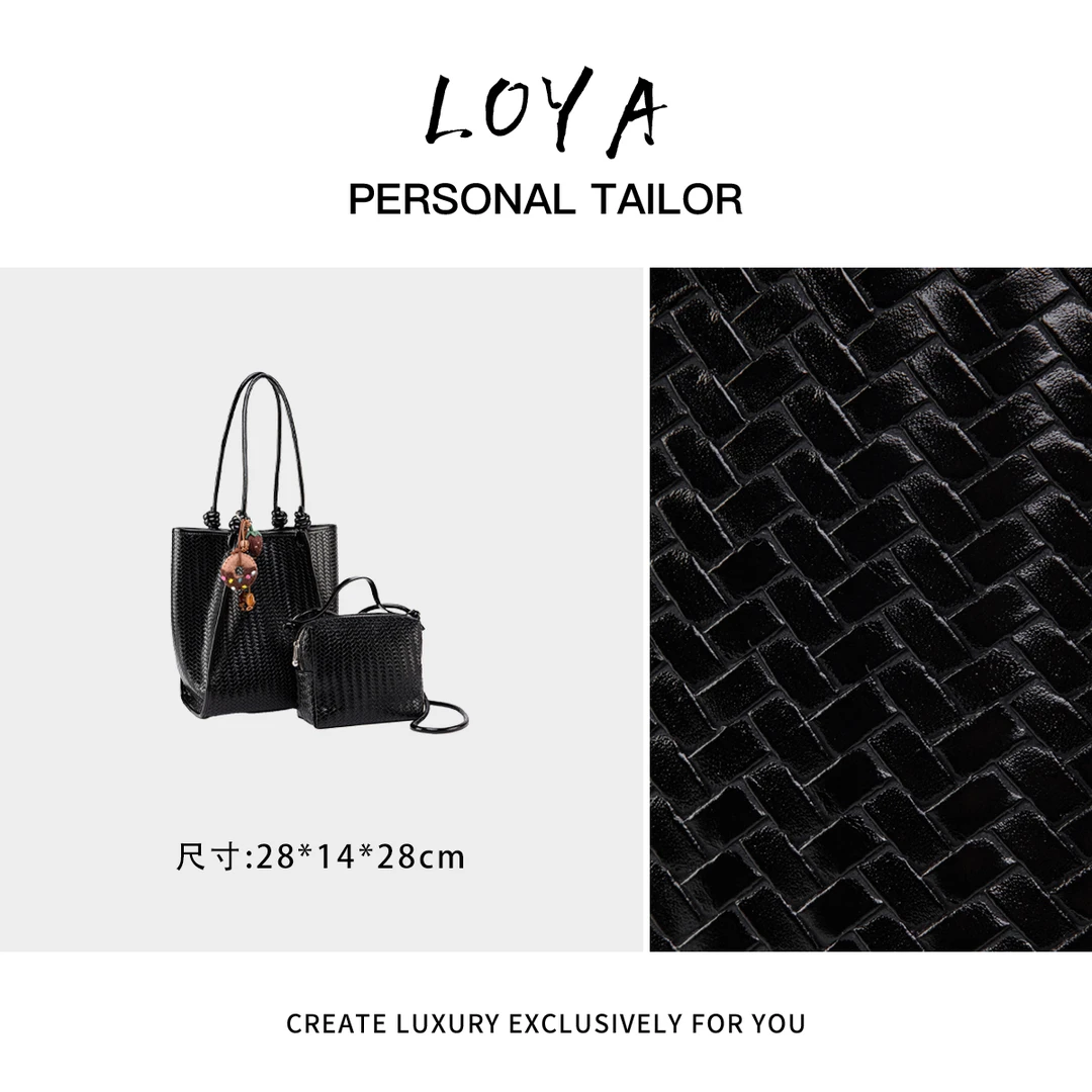【洛洛定制】QYX-81628-黑色轻奢时尚百搭新款女包