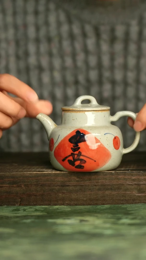 瓷器青诗集手工手绘瓷器