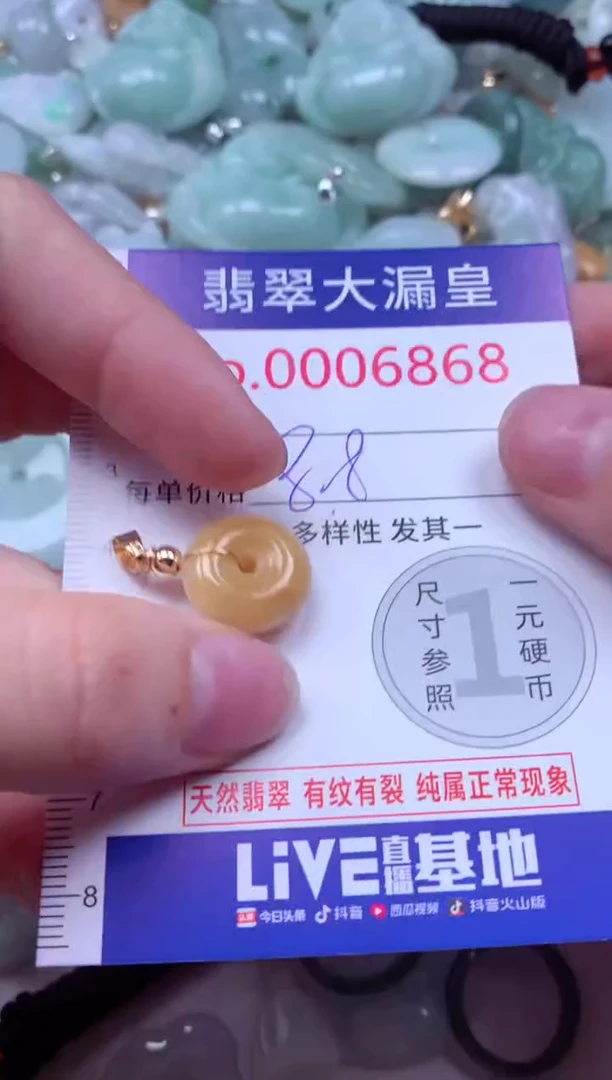 吊坠(不含链)未镶嵌翡翠6868