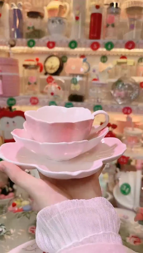 【闪购商品】摆件花瓣咖啡杯品质好，发货快，放心拍