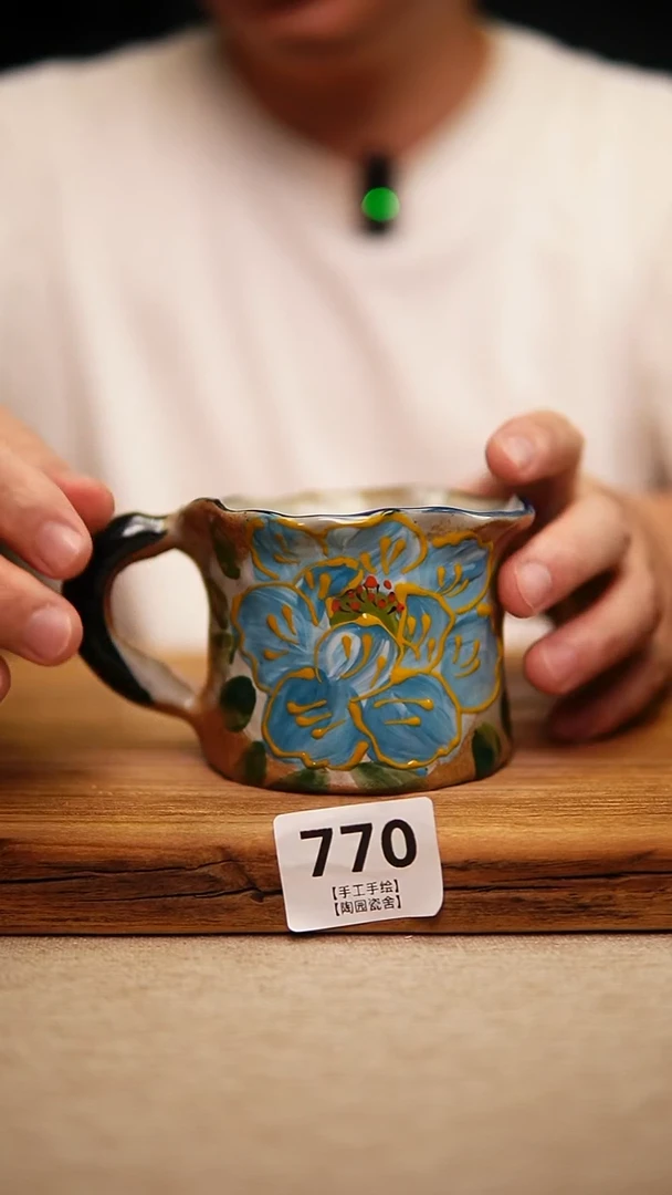 @@陶园瓷舍@@纯手工手绘@高温釉下彩