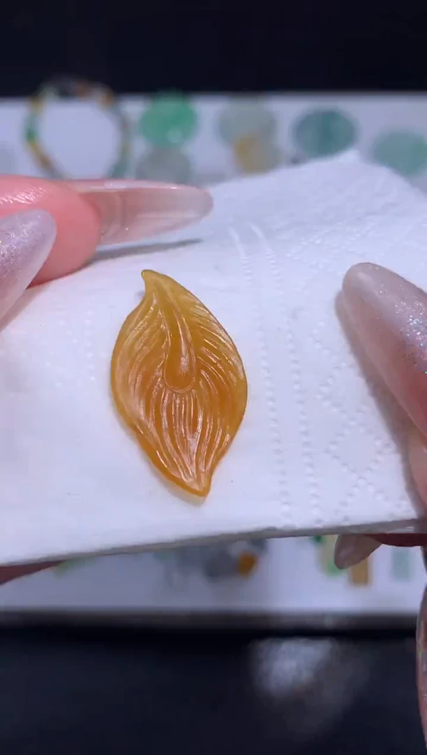 未镶嵌定制翡翠羽毛