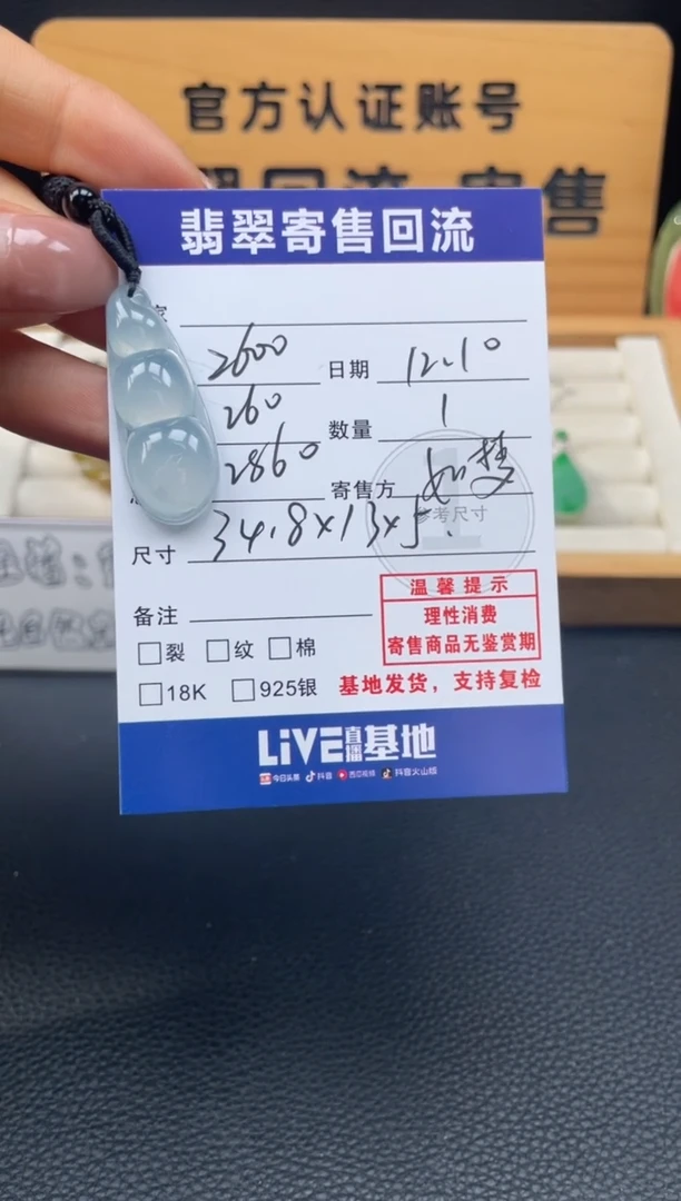 颈饰未镶嵌翡翠10151661