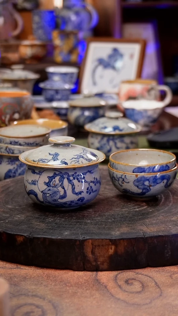 杯子花*棉295手工手绘手工手绘