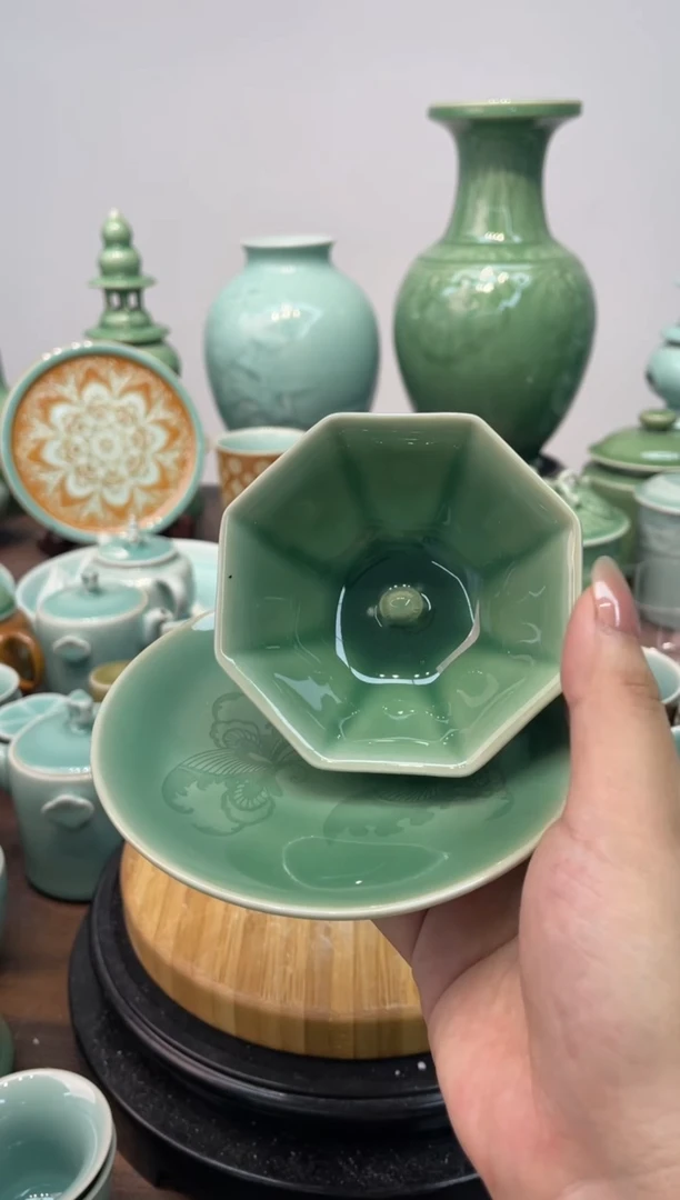 特价福利 微瑕 慧仙青瓷