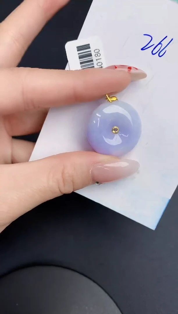 【闪购商品】翡翠颈饰18K金镶嵌0000000000
