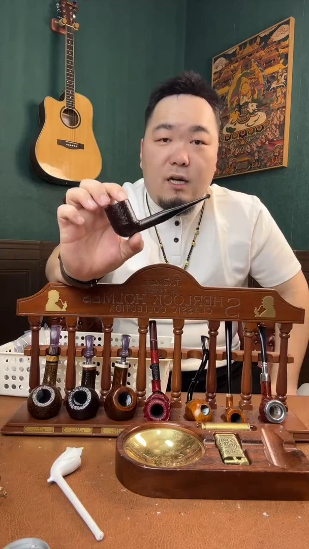 石楠木木雕款意大利进口石楠木烟斗