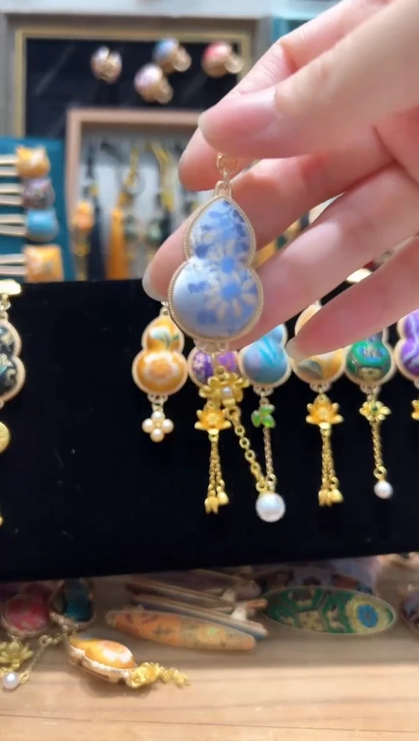 【闪购商品】【孤品车3.3】苏地雪青色葫芦压襟孤品