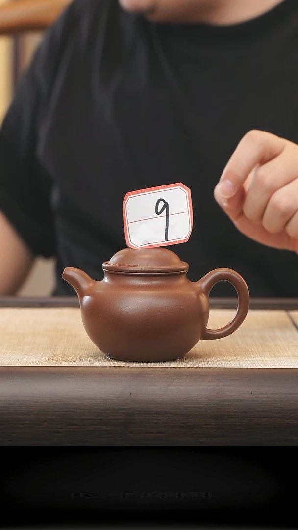 茶壶紫砂9号全手工紫砂壶