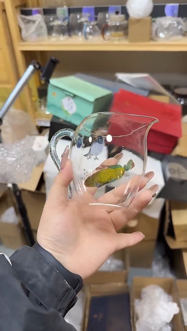 998手绘怡然公道杯